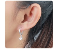 Silver Hoop Earring HO-2521